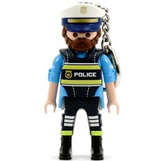 playmobil 摩比人 鑰匙扣人形警察 70648, 1個