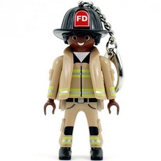 playmobil 摩比人 鑰匙扣人偶消防隊 70649, 1個