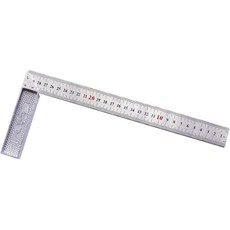 Kind Myzzoo 不鏽鋼90度方直尺 30cm, 1個