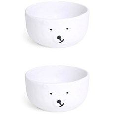 plala 北極熊早午餐盤碗, 2個, 混合色