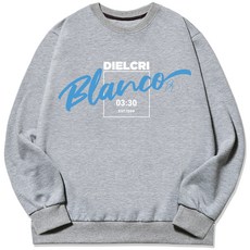 DIELCRI 男士大尺碼 Crush Blanco 大學T恤