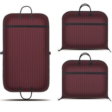 Market Plan 旅行用西裝服飾收納袋 酒紅色, 1入, 1個