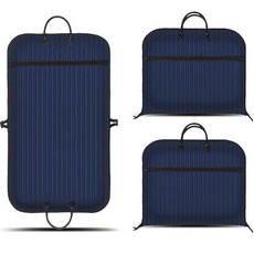 Market Plan 旅行用西裝衣物袋 藍色, 1個, 1個