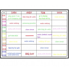 Frangdir冰箱貼紙交叉邊框 a3 磁吸式計畫板 單色 款式1