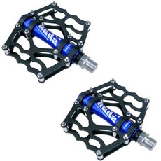 make speed 寬型自行車踏板 2組, 1套, 黑藍