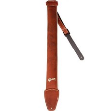 Gibson BRANDS 各種長度的皮革吉他背帶 01 ASAC TAN, 1個