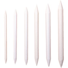 My Daily素描修正紙筆鉛筆刷具 6種 細, 白色的, 1套