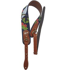 Gibson BRANDS 各種長度的皮革吉他背帶 11 ASPS DOV, 1個