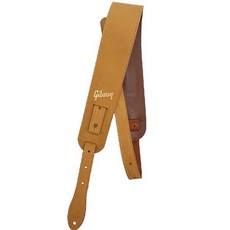 Gibson BRANDS 不同長度皮革吉他背帶 14 ASNB TAN 黃色, 1個