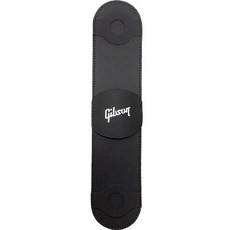 Gibson BRANDS 各種長度皮革吉他背帶 23 ASPC BLK, 1個