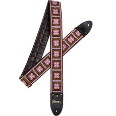 Gibson BRANDS 22 ASVS PRM 編織吉他背帶，各種長度皮革, 1個