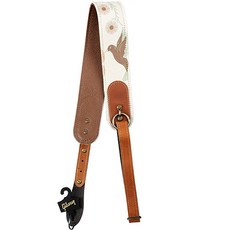 Gibson BRANDS 各種長度皮革吉他背帶 10 ASPS HB, 1個