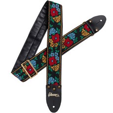 Gibson BRANDS 各種長度皮革吉他背帶 19 ASVS GAR 編織, 1個