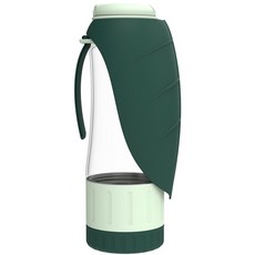 Carno 卡諾 韓國寵物雙葉便攜式飲水器, 1個, 綠色