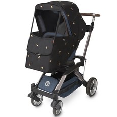 Manito Melange刺繡 Orbit G5 專用防風罩, 小梨子 黑色