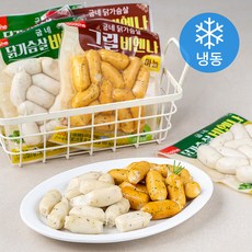굽네 닭가슴살 비엔나 마늘 100g x 3p + 청양고추 100g x 3p 세트 (냉동), 600g, 1세트