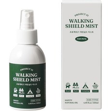 프로젝트21 강아지 진드기 방지 워킹실드 미스트, 120ml, 1개