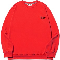 팀스핏 남성용 스몰그래피티 고중량 맨투맨 티셔츠