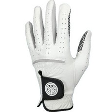 DDAM GOLF Rion 男士運動透氣防滑高爾夫球手套 左手 HR572, 白色, 1個