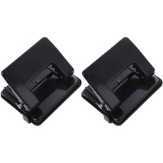 優質良品強力手動2孔打孔機, 2個, 黑色