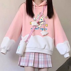 Edgeland 女童連帽校園風上下套裝