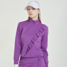 NEVERMINDALL 女士靠墊甜荷葉邊長袖T恤 TS093