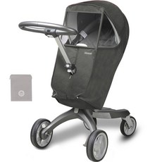 Manito 嬰兒車防曬罩, 炭灰色(防曬罩)+隨機出貨(收納袋)