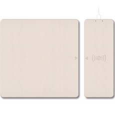 코시 고속 무선충전 분리형 마우스패드 15W MP4070WL, 핑크, 1개