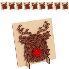 minhwashop 聖誕節弦線畫 魯道夫, 10個, 混合顏色