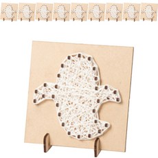 minhwashop 萬聖節線繩藝術 幽靈, 10個, 混合顏色