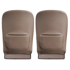 메이튼 튜닝 용품 가죽 킥매트 시트백 커버, 토피브라운