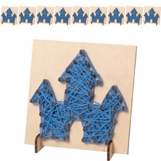 minhwashop 萬聖節弦絲畫 城堡, 10個, 混合顏色