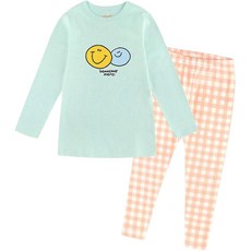 Milk Milo兒童微笑朋友格紋室內上下套裝