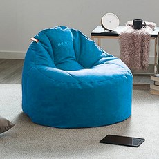 보니타 직접 충전하는 빈백 겉커버 대형 DIY_B807, 블루