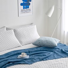 SLEEP&SLEEP 素色涼感床墊, 白色的