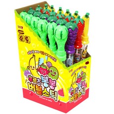 TOY7 Fruits Bonbon Bubble Stick 水果肥皂泡 4 x 6p 套組, 1套, 草莓+西瓜+葡萄+香蕉