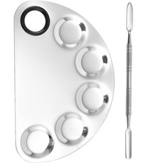 On The Eve不鏽鋼多功能調色盤 款式01, 1個, 五格