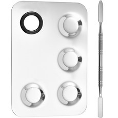 On The Eve不銹鋼多功能調色盤 款式03, 1個, 四格