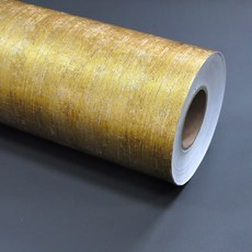 현대필름 가구 싱크대 냉장고 셀프 리폼 생활방수 접착식 금속 메탈 시트지필름, NATURAL941빈티지라임골드, 폭 123cm x 길이 2m