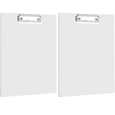 deLi 得力 附封面固定板夾口袋文件夾 A4, 粉灰色, 2個