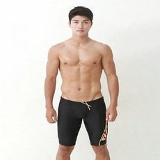 후그 남성용 사각 슬림핏 수영복 MLA611