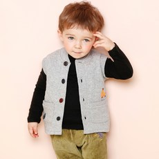 milk mile 孩童印花無袖背心