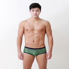 후그 남성용 사각 슬림핏 수영복 MFA576