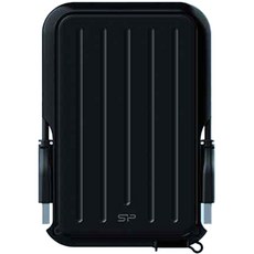 Silicon Power Armor A66外接硬碟 139.2*96*24mm, 黑色+黑色, 5TB