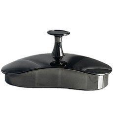 dodo footcare 水晶玻璃海豚腳去角質器 深灰色, 1入, 1入