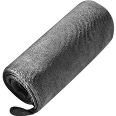 리버폭스 차량용 드라잉 융 버핑 스피드폴리쉬 세차 장타올 180cm, 회색, 1개