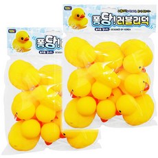 TOY7 Splash 可愛小鴨沐浴玩具 9件組, 混合色