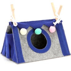 Doolipet 豚鼠倉鼠藏身處隧道帳篷, 1個, 藍色