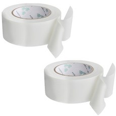 優良良品 壓克力泡棉 PE 雙面膠帶 3mm x 4.5m, 白色, 2個