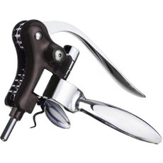 vacu vin 槓桿開瓶器半自動紅酒開瓶器, 黑色的, 1入